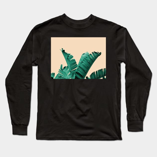 Palmtree Long Sleeve T-Shirt by UniCatDesign